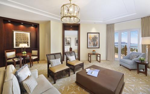 The Ritz-Carlton, Dubai, JBR - One Bedroom Ocean Club Suite -  Living Room